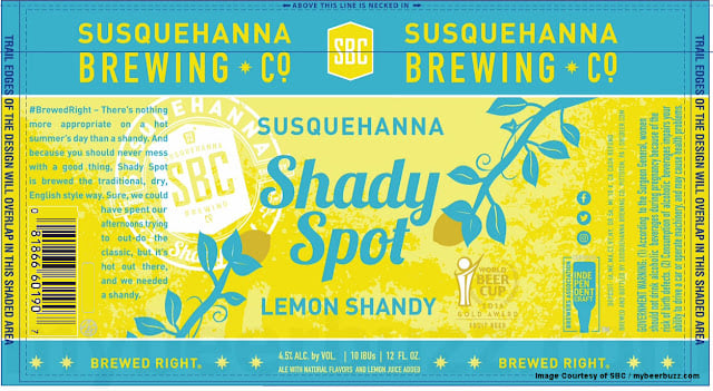 Susquehanna Brewing Shandy Spot, Sunny Spot & Goldencold Lager Coming To Cans Susquehanna Brewing Shandy Spot, Sunny Spot & Goldencold Lager Coming To Cans