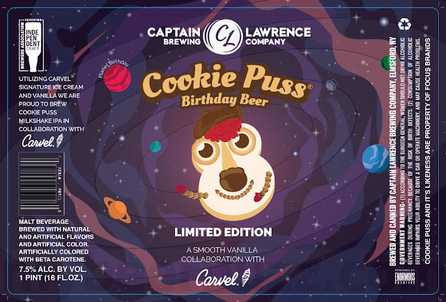 Captain Lawrence & Carvel Ice Cream Collaborate On Cookie O’Puss & Cookie Puss Captain Lawrence & Carvel Ice Cream Collaborate On Cookie O’Puss & Cookie Puss