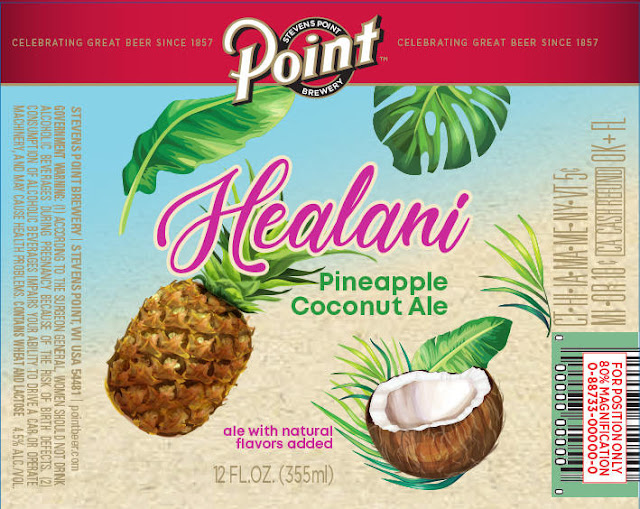 Stevens Point - Beach Pilot Strawberry Wheat Ale, Healani, Hoptastic & Milkshake Malt Porter 12 ciderpainters 63