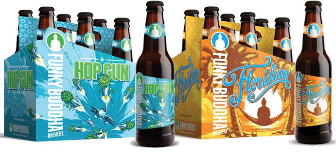 Funky Buddha Bottles Launching 12/10 9 Funky Buddha Brewery - Hopgun & Floridian