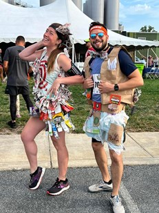 Dogfish Head's Beer & Benevolence Program Makes an Impactful Splash in 2022 17 Two people dressed up at the Dogfish Dash