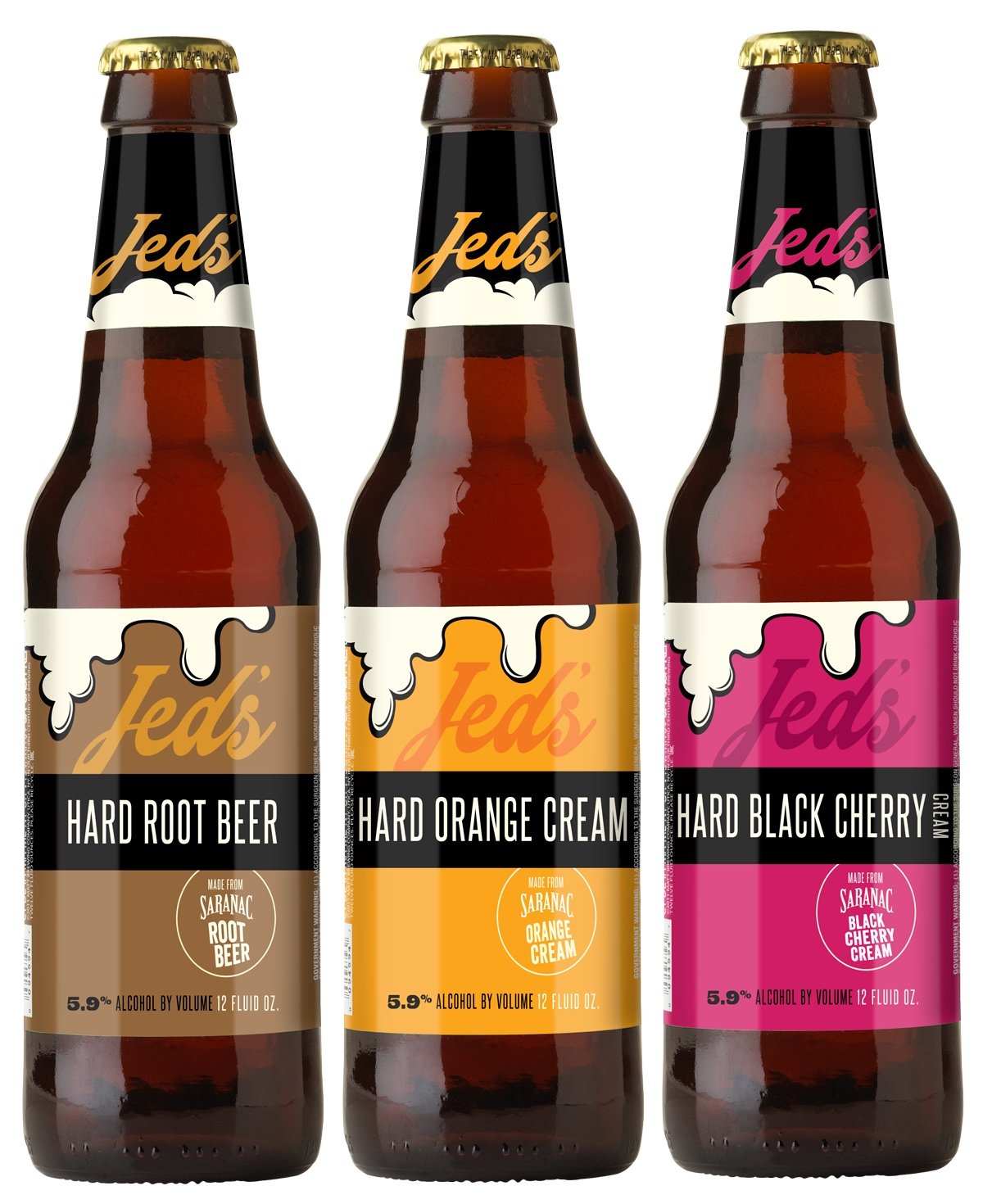 Saranac Launching Jed’s Hard Soda Line: Root Beer, Hard Black Cherry & Orange Cream 8 jeds_soda