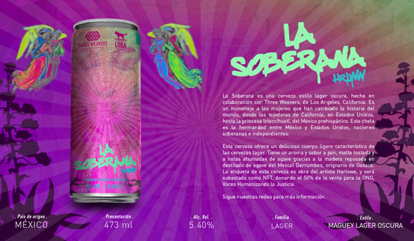 Together We Brew 2022: A U.S. and Mexico Craft Beer Collaboration 19 la soberana beer label