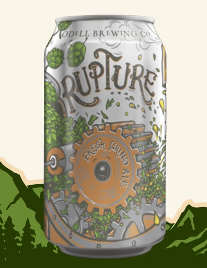 Odell Brewing Adding Nevada Distribution w/Breakthru 21 Odell Brewing Co - Rupture Can