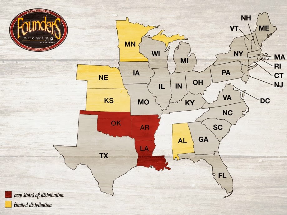Founders Adds Oklahoma, Arkansas & Louisiana To Distribution Footprint 8 post 119
