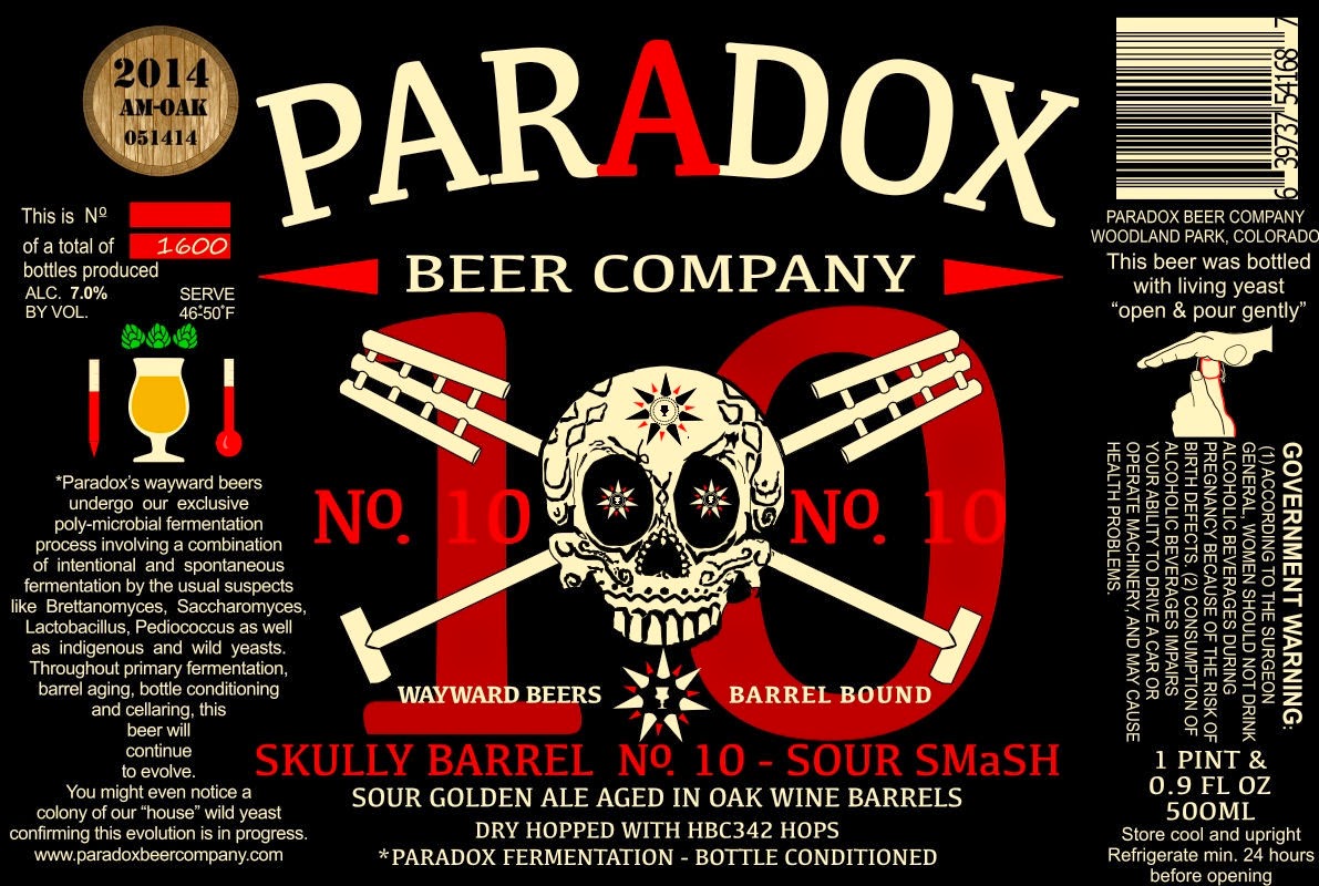 Paradox Beer - Tart Darkelette & Skully Barrel No 10 (Sour Smash) 9 post2 4