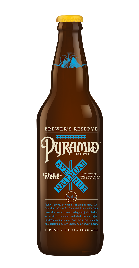 Pyramid - Triangulate Citrus Pale Ale & Brewer’s Reserve Railroad Avenue 8 railroad-pyramid