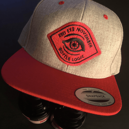 Bottle Logic Releasing Darkstar November & Red Eye November 11/19 10 Red Eye November Embroidered Hat