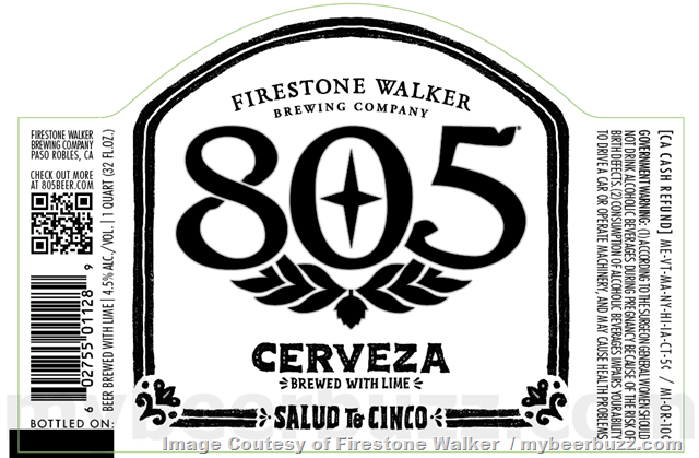 Firestone Walker Adding Cal Poly Lager, 805 Cerveza Salud To Cinco & 805 Cerveza Dia De Los Muertos Firestone Walker Adding Cal Poly Lager, 805 Cerveza Salud To Cinco & 805 Cerveza Dia De Los Muertos