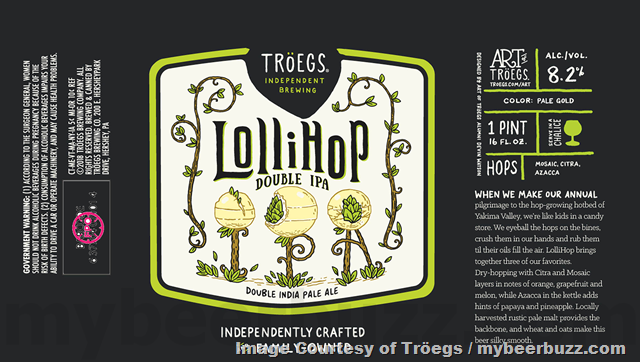 Tröegs Announces Return of LolliHop DIPA Tröegs Announces Return of LolliHop DIPA