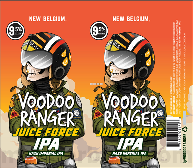 New Belgium Introduces Voodoo Ranger Juice Force IPA New Belgium Introduces Voodoo Ranger Juice Force IPA