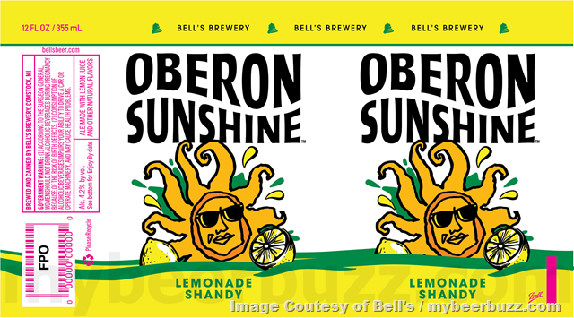 Bell’s Adding Oberon Sunshine Lemonade Shandy Bell’s Adding Oberon Sunshine Lemonade Shandy