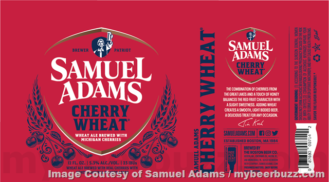 Samuel Adams Cherry Wheat Returning / Golden Pilsner Samuel Adams Cherry Wheat Returning / Golden Pilsner