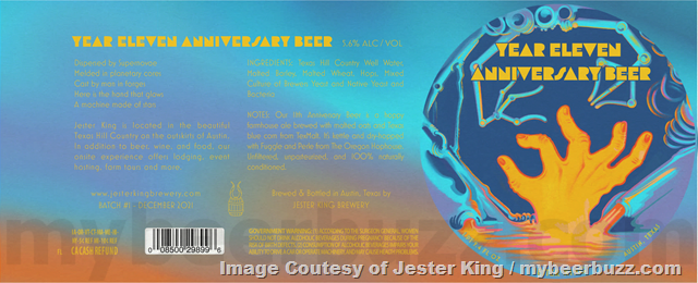 Jester King Announces 11th Anniversary Hazy Pale Ale Jester King Announces 11th Anniversary Hazy Pale Ale