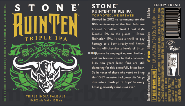 Stone Adding One Batch Dispatch Simcoe & Strata & Sabro Oh My! / RuinTen Returns Stone Adding One Batch Dispatch Simcoe & Strata & Sabro Oh My! / RuinTen Returns