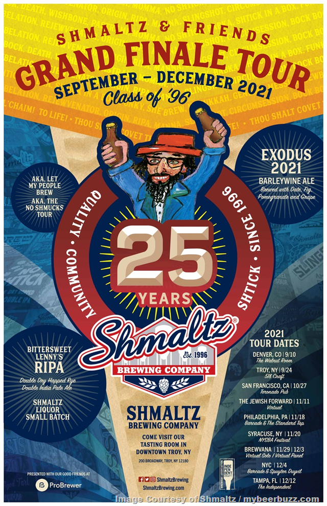 Shmaltz Brewing "Grand Finale Tour" Coming to a City Near You This Holiday Season Shmaltz Brewing "Grand Finale Tour" Coming to a City Near You This Holiday Season
