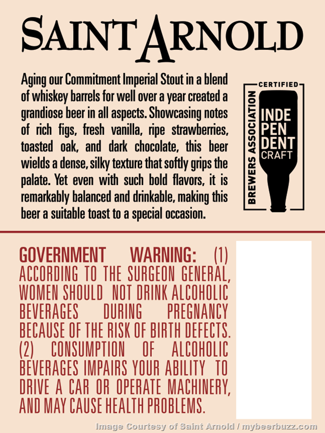Saint Arnold Working On Bourbon Barrel Commitment 2022 Saint Arnold Working On Bourbon Barrel Commitment 2022
