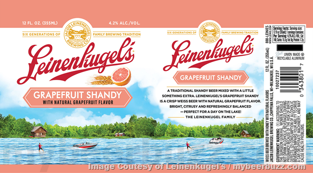 Leinenkugel’s Adding Juicy Peach / Grapefruit Shandy Leinenkugel’s Adding Juicy Peach / Grapefruit Shandy