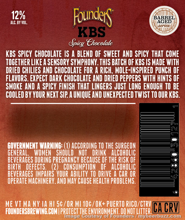 Founders KBS Spicy Chocolate Coming To Barrel Aged Series Founders KBS Spicy Chocolate Coming To Barrel Aged Series