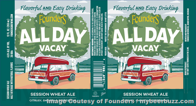 Founders Updating All Day IPA, All Day Haze, All Day Vacay & All Day West Coast IPA Packaging Founders Updating All Day IPA, All Day Haze, All Day Vacay & All Day West Coast IPA Packaging