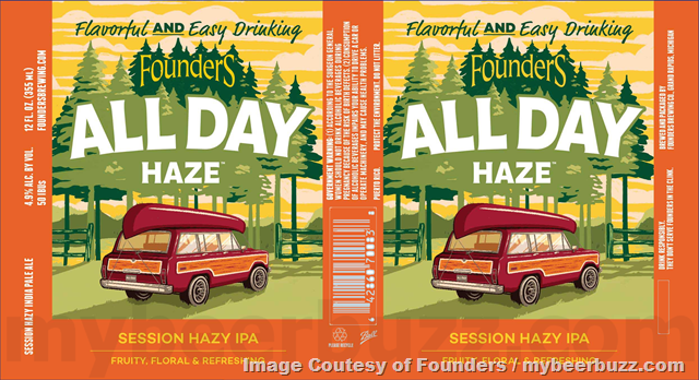 Founders Updating All Day IPA, All Day Haze & All Day West Coast IPA Packaging Founders Updating All Day IPA, All Day Haze & All Day West Coast IPA Packaging