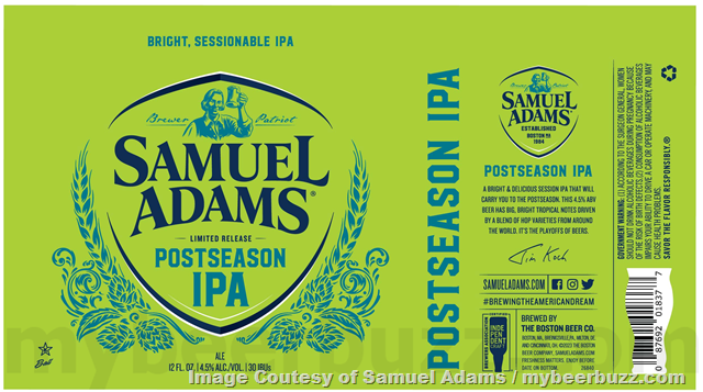 Samuel Adams Adding PostSeason IPA Samuel Adams Adding PostSeason IPA