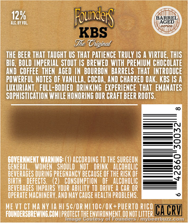 Founders KBS The Original Coming To Barrel Aged Series Founders KBS The Original Coming To Barrel Aged Series