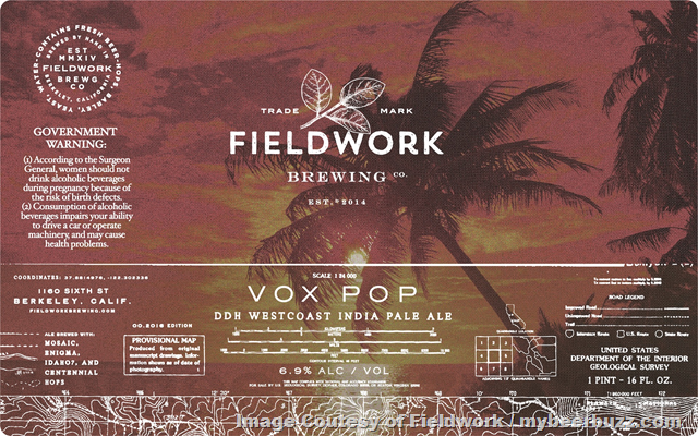 Fieldwork Brewing Adding Farmhouse Wheat, Torrential & Vox Pop Fieldwork Brewing Adding Farmhouse Wheat, Torrential & Vox Pop