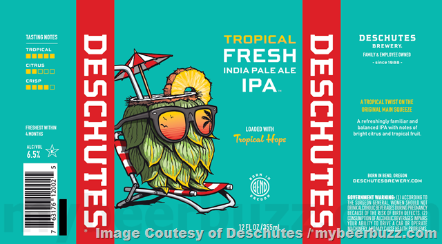 Deschutes Updating Fresh Squeezed Tropical IPA, Fresh Squeezed Imperial IPA & Fresh Squeezed Hazy IPA Deschutes Updating Fresh Squeezed Tropical IPA, Fresh Squeezed Imperial IPA & Fresh Squeezed Hazy IPA