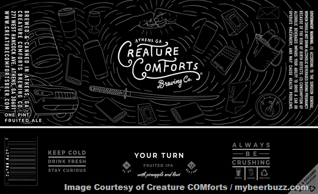 Creature Comforts Adding Mixed Media Fruited Hazy DIPA, Long Haul, Your Turn & Same Page Creature Comforts Adding Mixed Media Fruited Hazy DIPA, Long Haul, Your Turn & Same Page