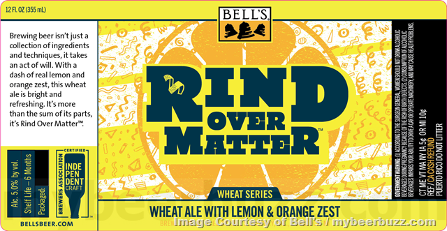 Mybeerbuzz .com Highlights Bell’s Brewery Wheat Series Rind Over Matter (Review) Mybeerbuzz .com Highlights Bell’s Brewery Wheat Series Rind Over Matter (Review)