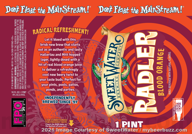 SweetWater Adding Radler Blood Orange & H.A.Z.Y. 710 Cans SweetWater Adding Radler Blood Orange & H.A.Z.Y. 710 Cans