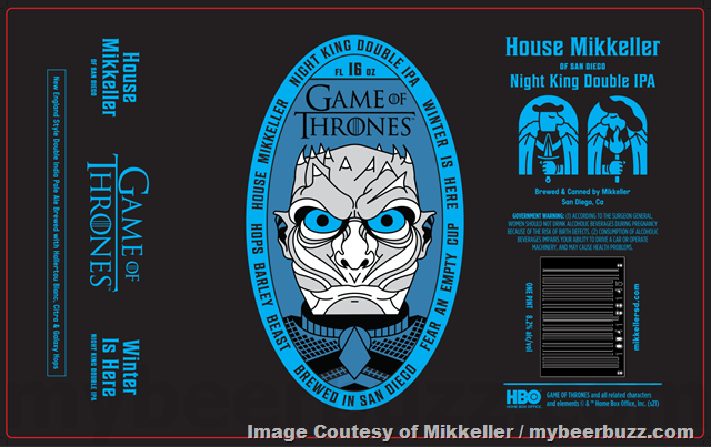 House Mikkeller San Diego & Game Of Thrones Team Up For Winter Is Here Castle Black Stout, Knight King DIPA & Ghost Visions Lager House Mikkeller San Diego & Game Of Thrones Team Up For Winter Is Here Castle Black Stout, Knight King DIPA & Ghost Visions Lager