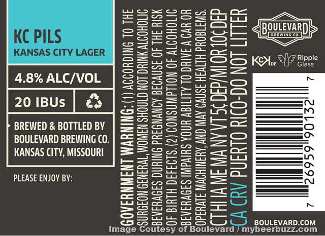 Boulevard Updating KC Pils Kansas City Lager Boulevard Updating KC Pils Kansas City Lager