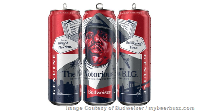 Budweiser Introduces Limited-Edition Notorious B.I.G. Cans in Partnership with Christopher Wallace Estate Budweiser Introduces Limited-Edition Notorious B.I.G. Cans in Partnership with Christopher Wallace Estate