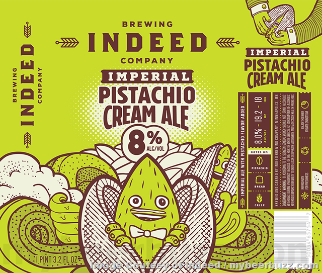 Indeed Brewing Working On Pretty Penny Imperial Lager, Tidalwave, Imperial Pistachio Cream Ale & Spumoni Indeed Brewing Working On Pretty Penny Imperial Lager, Tidalwave, Imperial Pistachio Cream Ale & Spumoni