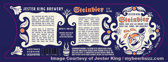 Jester King Releasing Steinbier Jester King Releasing Steinbier