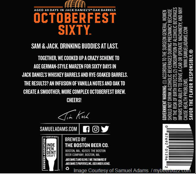 Samuel Adams & Jack Daniel’s Team Up For Octoberfest Sixty Samuel Adams & Jack Daniel’s Team Up For Octoberfest Sixty