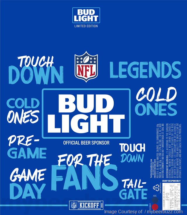 Bud Light Reveals 2021 NFL Kickoff Cans Bud Light Reveals 2021 NFL Kickoff Cans