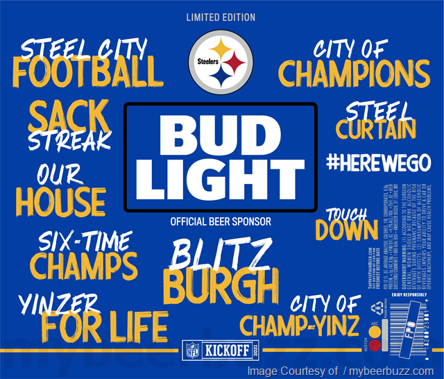 Bud Light Reveals 2021 NFL Kickoff Cans Bud Light Reveals 2021 NFL Kickoff Cans