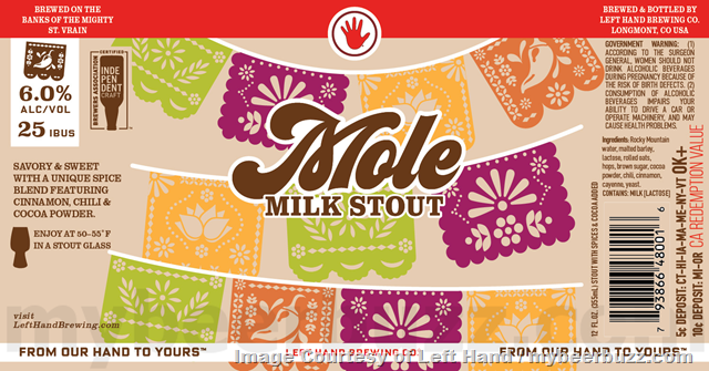 Left Hand Adding Mint Chocolate Milk Stout, Mole Milk Stout & Updating S’mores Milk Stout Left Hand Adding Mint Chocolate Milk Stout, Mole Milk Stout & Updating S’mores Milk Stout