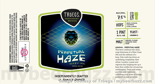 Tröegs Perpetual Haze Coming To 16oz Cans Tröegs Perpetual Haze Coming To 16oz Cans