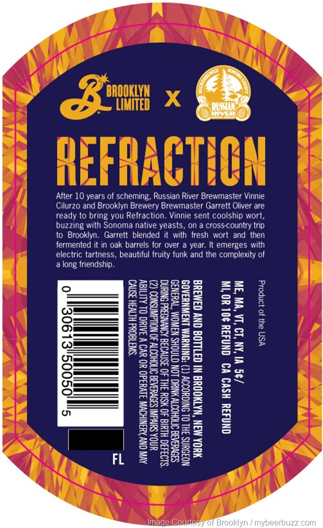 Brooklyn Brewery & Russian River Collaborate On Refraction Brooklyn Brewery & Russian River Collaborate On Refraction