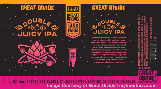 Great Divide Adding Double Juicy IPA To Tank Farm Series Great Divide Adding Double Juicy IPA To Tank Farm Series