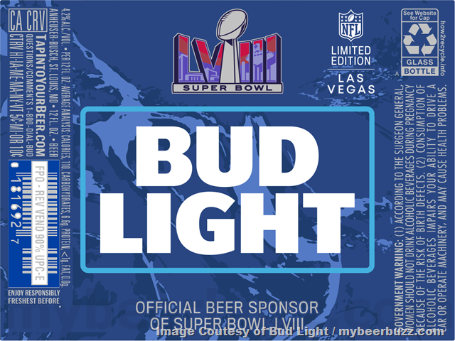 Anheuser-Busch Working On Bud Light Super Bowl LVIII Limited Edition Packaging Anheuser-Busch Working On Bud Light Super Bowl LVIII Limited Edition Packaging