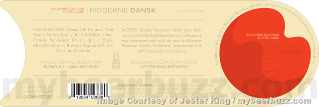 Jester King Releasing Balcones Bourbon Barrel Aged Moderne Dansk Jester King Releasing Balcones Bourbon Barrel Aged Moderne Dansk
