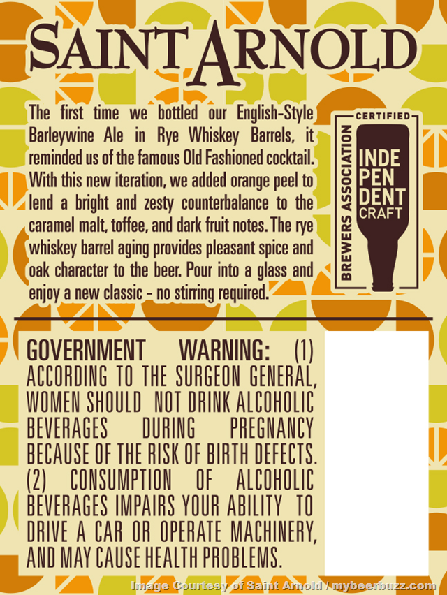 Saint Arnold Adding Old Fashioned Barleywine Saint Arnold Adding Old Fashioned Barleywine