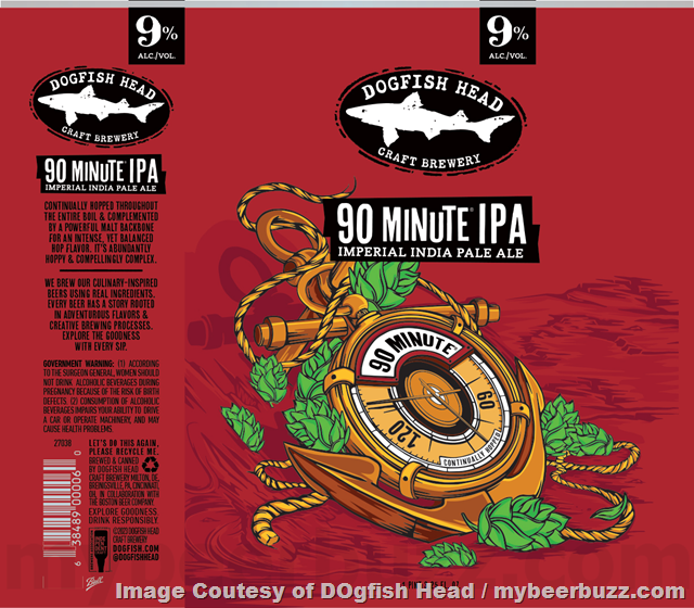 Dogfish Head Updating 60 Minute IPA, 90 Minute IPA & Slightly Mighty Dogfish Head Updating 60 Minute IPA, 90 Minute IPA & Slightly Mighty