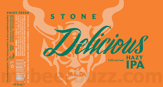 Stone Adding Delicious Hazy IPA Stone Adding Delicious Hazy IPA