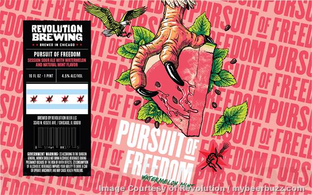 Revolution Brewing Working On Strawberry Jacket, Pursuit Of Freedom Watermelon Mint & Lucia Revolution Brewing Working On Strawberry Jacket, Pursuit Of Freedom Watermelon Mint & Lucia